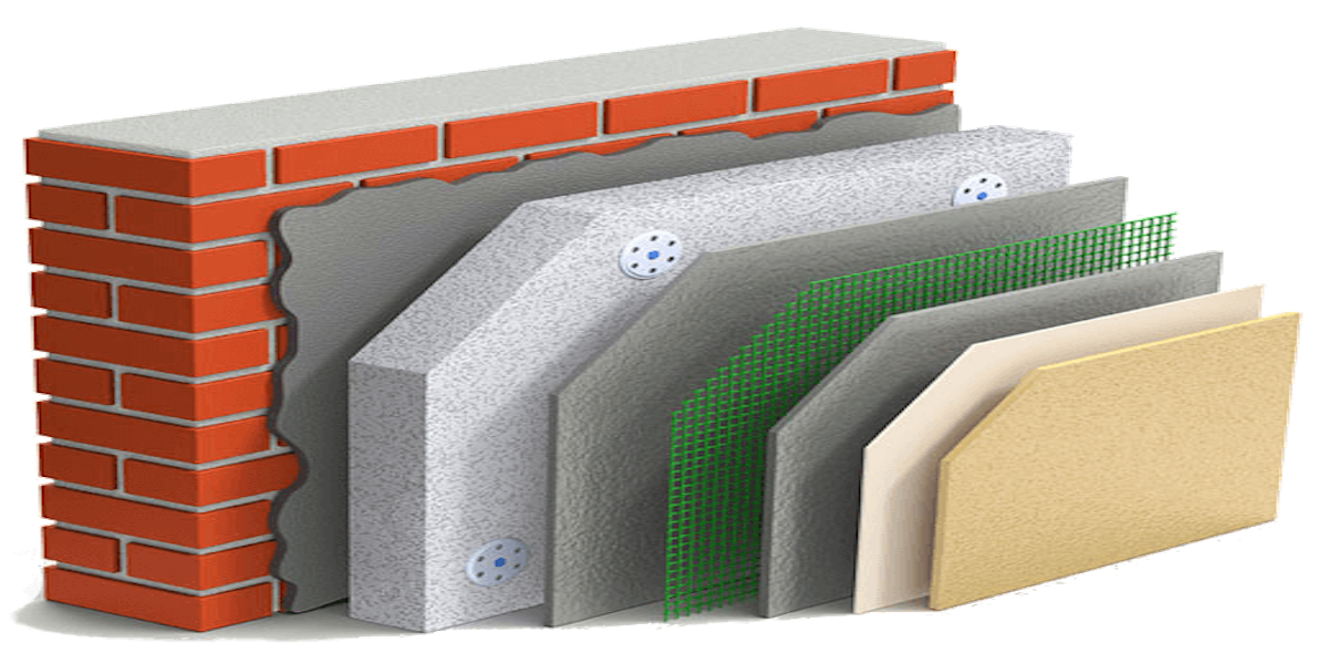 Comparaison verticale de différents panneaux d'isolation thermique montrant leurs caractéristiques distinctes.