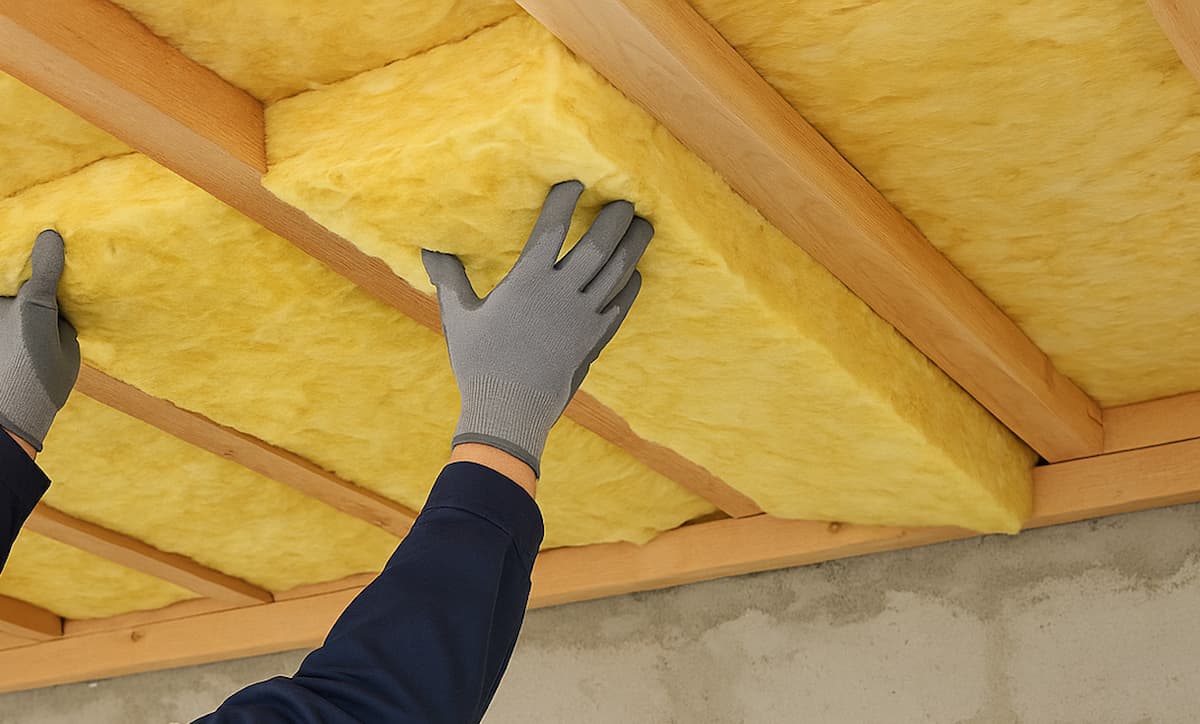 Isolation de toiture par l’intérieur : méthode cellulose avec Acrobatica