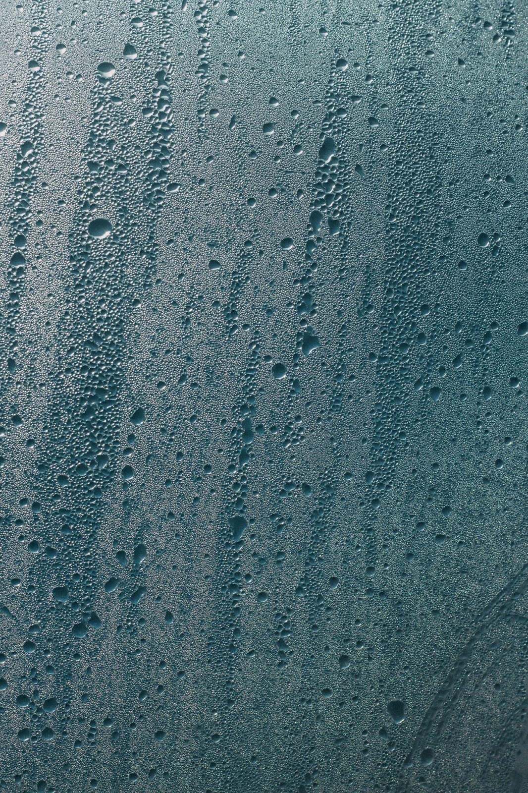 condensation vue de très près